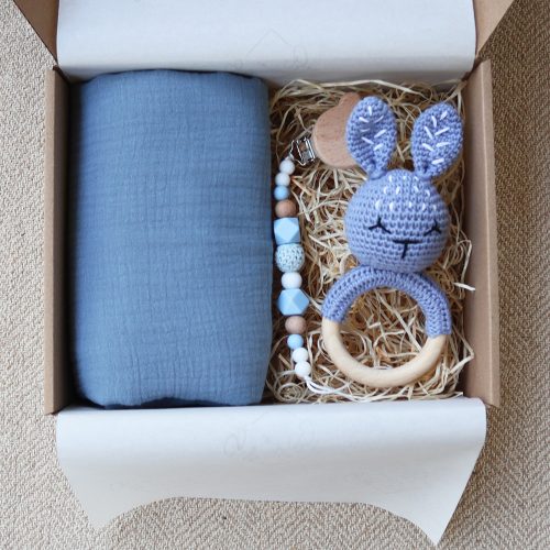Blue Bunny Box - Baba ajándékdoboz 