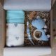 Blue Dino Heart Box - Baba ajándékdoboz 