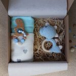 Blue Dino Heart Box - Baba ajándékdoboz 