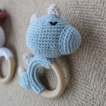 Blue Dino Heart Box - Baba ajándékdoboz 