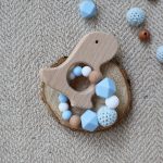 Blue Dino Heart Box - Baba ajándékdoboz 