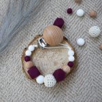 Burgundy Mini Box - Baba ajándékdoboz