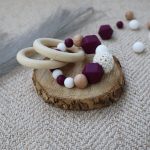 Burgundy Mini Box - Baba ajándékdoboz