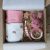 Pink Bunny Rainbow Box - Baba ajándékdoboz 