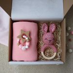 Pink Bunny Box - Baba ajándékdoboz 
