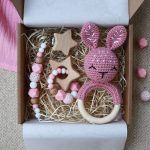 Pink Bunny Selection Box - Baba ajándékdoboz 