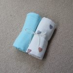 Blue - Heart babakendő csomag (2db)